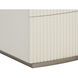 Venetta 34 X 24 inch Cream / Warm Brass Night Stand